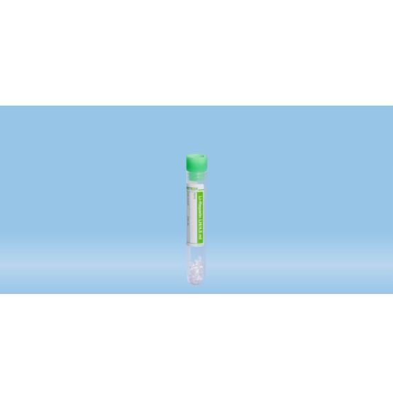 Sarstedt™ Sample Tube, Lithium Heparin, 4.5 ml, Cap Green, (LxØ): 75 x 13 mm, With Paper Label, ISO