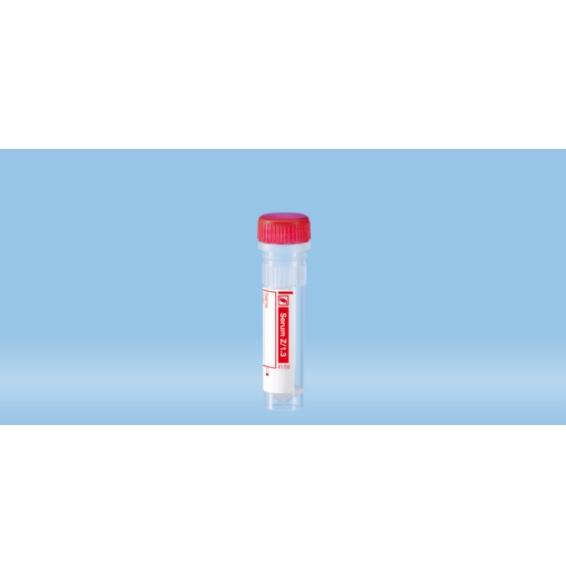 Sarstedt™ Micro Sample Tube, Serum, 1.3 ml, Screw Cap, ISO, Red