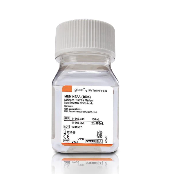Gibco™ MEM Non-Essential Amino Acids Solution (100X), 20 x 100 mL