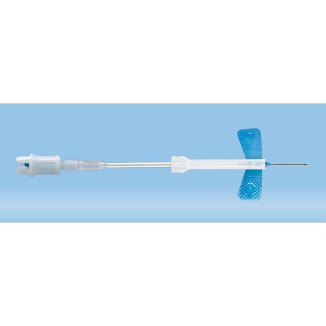 Safety-Multifly® Needle, 23G x 3/4'', Blue, Tube Length: 80 mm, Multi adapter