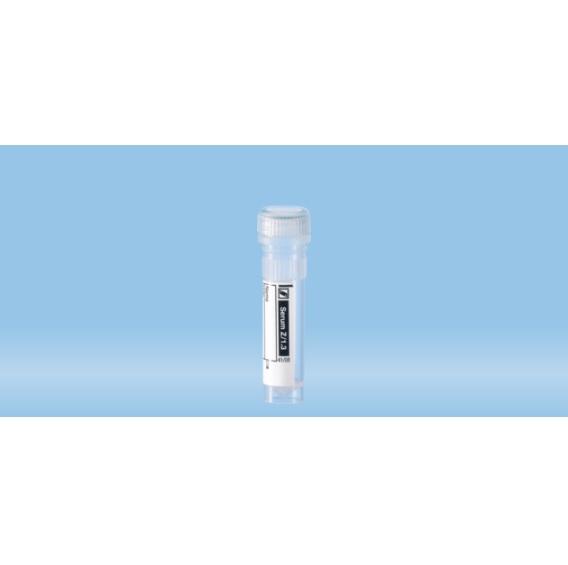 Sarstedt™ Sample Tube, Serum, 10 ml, Cap White, (LxØ): 101 x 16.5 mm, With Paper Label