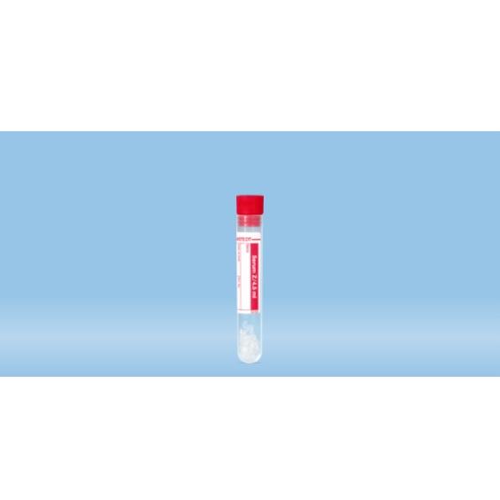 Sarstedt™ Sample Tube, Serum, 4.5 ml, Cap Red, (LxØ): 75 x 13 mm, With Paper Label, ISO