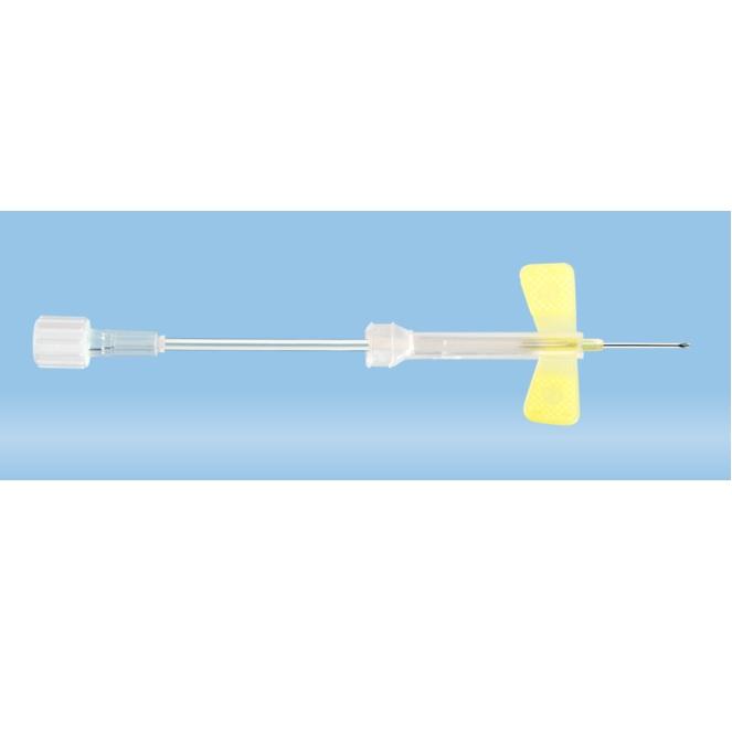 Sarstedt™ Safety-Multifly® Needle, 20G x 3/4'', Yellow, Tube Length: 80 mm