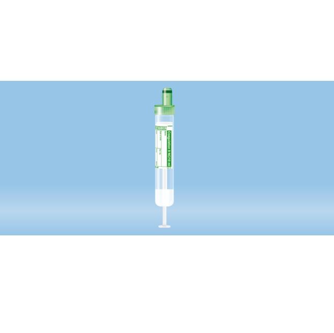 S-Monovette® Citrate 3.2%, 10 ml, Cap Green, (LxØ): 92 x 16 mm, With Paper Label