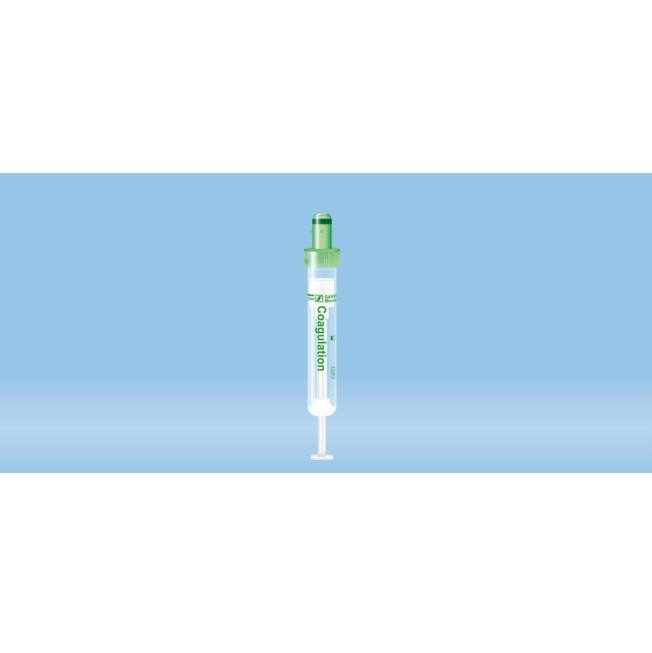 S-Monovette® Citrate 3.2%, 2.9 ml, Cap Green, (LxØ): 65 x 13 mm, With Plastic Label