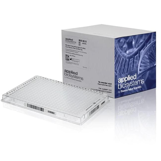Applied Biosystems™ MicroAmp™ EnduraPlate™ Optical 384-Well Clear Reaction Plates with Barcode, 20