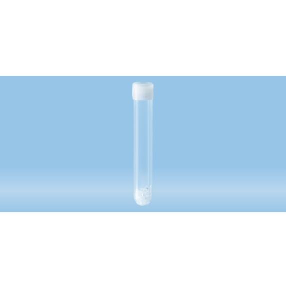 Sarstedt™ Sample Tube, Serum, 10 ml, Cap White, (LxØ): 100 x 15.7 mm, Round Base