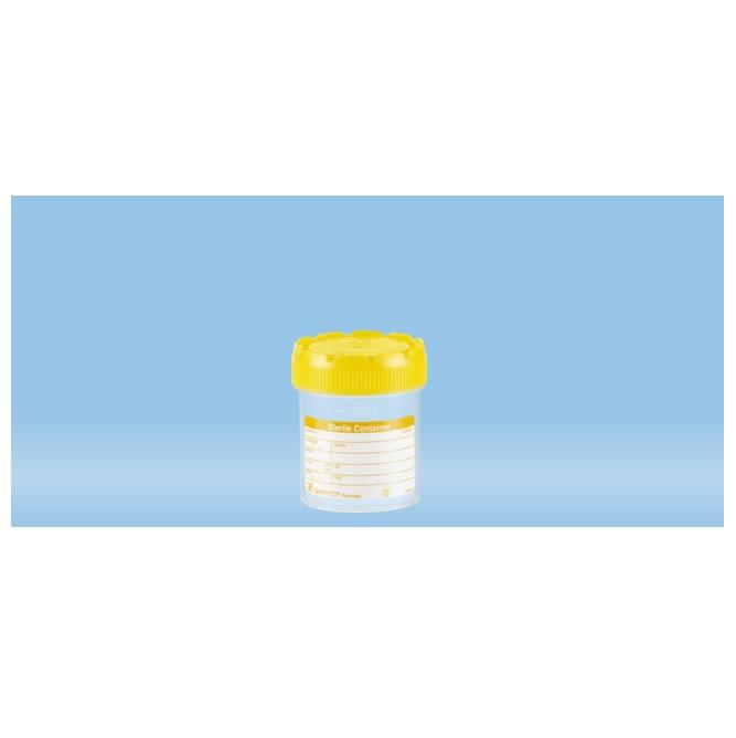 Sarstedt™ Multi-purpose Container, 70 ml, (ØxH): 44 x 55 mm, PP, With Plastic Label
