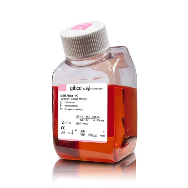 Gibco™ MEM α, Nucleosides, 10 x 500 mL