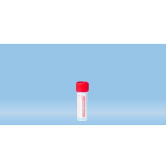 Sarstedt™ Sample Tube, K3 EDTA, 5 ml, Cap Red, (LxØ): 57 x 16.5 mm, With Paper Label