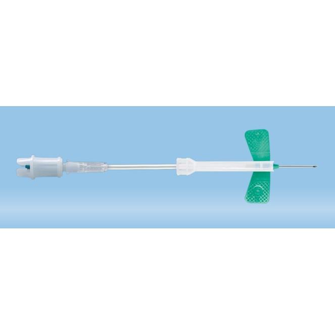 Safety-Multifly® Needle, 21G x 3/4'', Green, Tube Length: 80 mm, Multi adapter