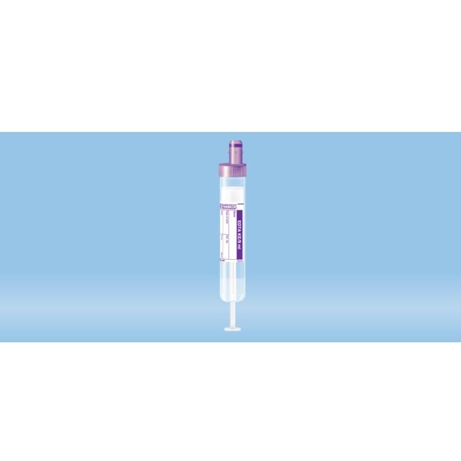 S-Monovette® K3 EDTA, 9 ml, Cap Violet, (LxØ): 92 x 16 mm, With Paper Label