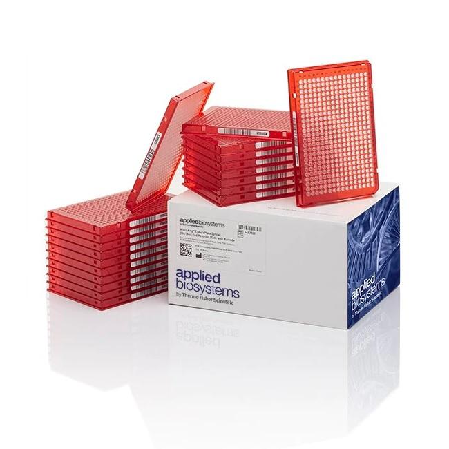 Applied Biosystems™ MicroAmp™ EnduraPlate™ Optical 384-Well Red Reaction Plates with Barcode