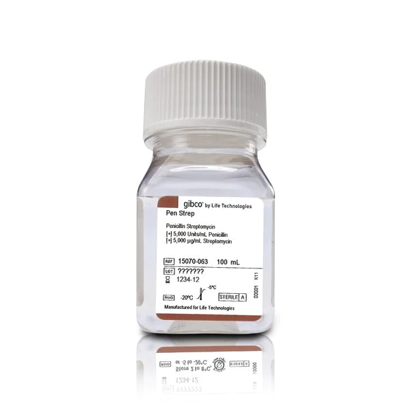 Gibco™ Penicillin-Streptomycin (5,000 U/mL), 100 mL
