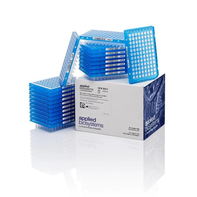 Applied Biosystems™ MicroAmp™ EnduraPlate™ Optical 96-Well Blue Reaction Plates with Barcode