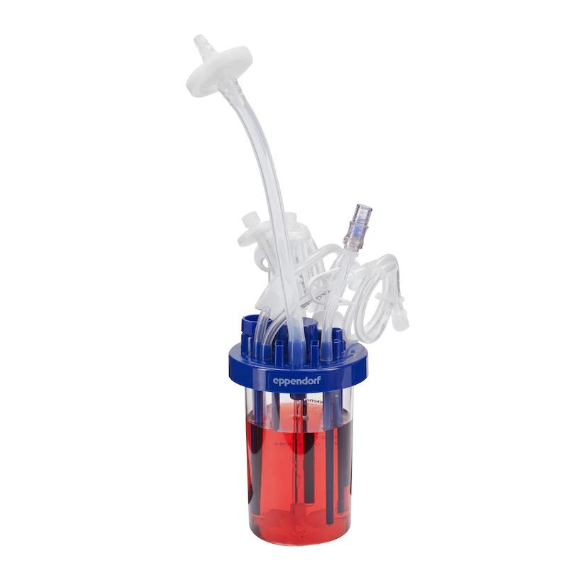 Eppendorf BioBLU® 0.3sc Single-Use Vessel, 8 blade impeller, optical pH, sterile, 4 pieces