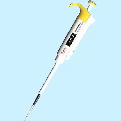 Finnpipette™ F3 Variable Volume Single Channel Pipettes, 2 to 20 μL, Yellow