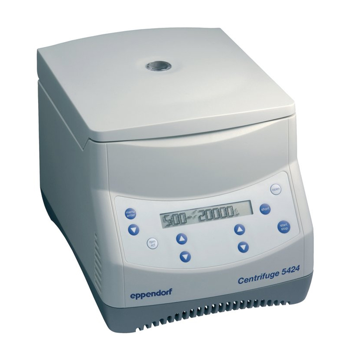Eppendorf non-refrigerated centrifuge 5424, without rotor