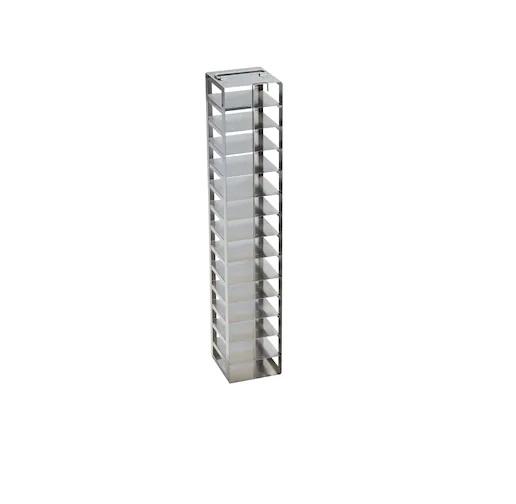 Eppendorf Freezer Rack: Innova® C580, C760, locking rod, 2 in/53 mm, side access, stainless steel
