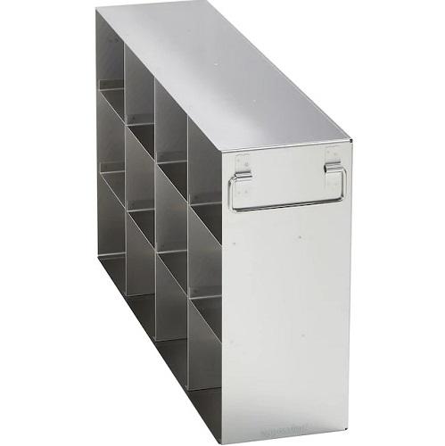 Eppendorf Freezer Rack: Innova® U360, U535, U725, U725-G, CryoCube® F740 series (3-compartment, Standard), 4 in/102 mm, side access, stainless steel