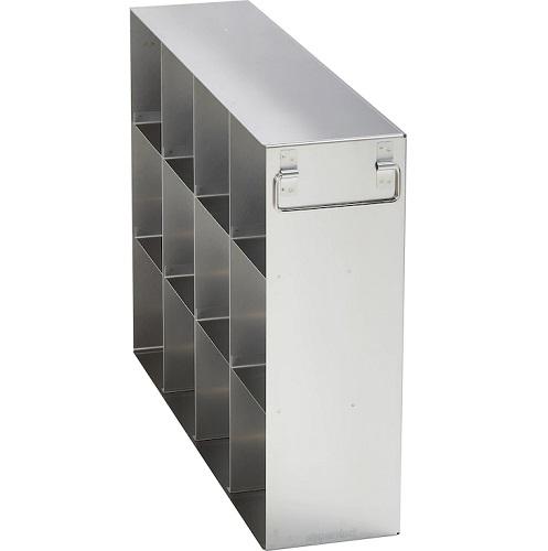 Eppendorf Freezer Rack: Innova® U360, U535, U725, U725-G, CryoCube® F740 series (3-compartment, Standard), 5 in/127 mm, side access, stainless steel