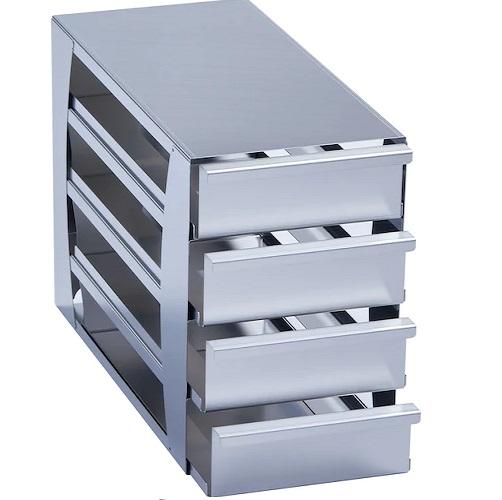 Eppendorf Freezer Rack: Innova® U101, CryoCube® F101h, 2.5 in/64 mm, drawer, stainless steel