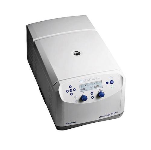 Eppendorf refrigerated centrifuge 5430 R, rotary knobs, without rotor