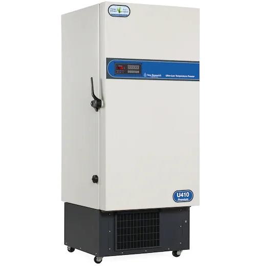 HEF® U410, 410 L, ULT freezer, with LED interface, green cooling liquids, and air-cooling, 5 shelves