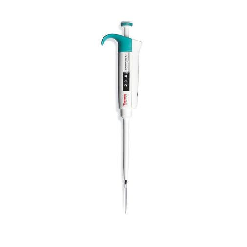 Finnpipette™ F3 Variable Volume Single Channel Pipettes, 2 to 20 μL, Turquoise