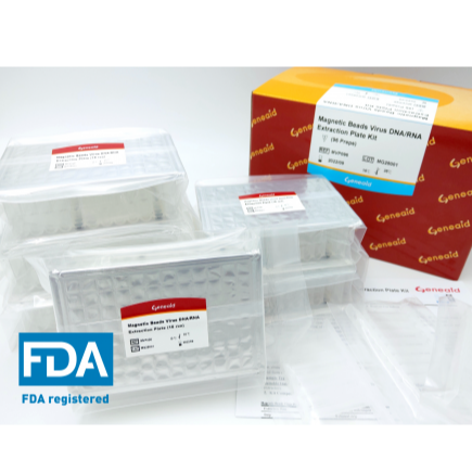 Geneaid™ Magnetic Beads Virus DNA/RNA Extraction Plate Kit, 96 Preps