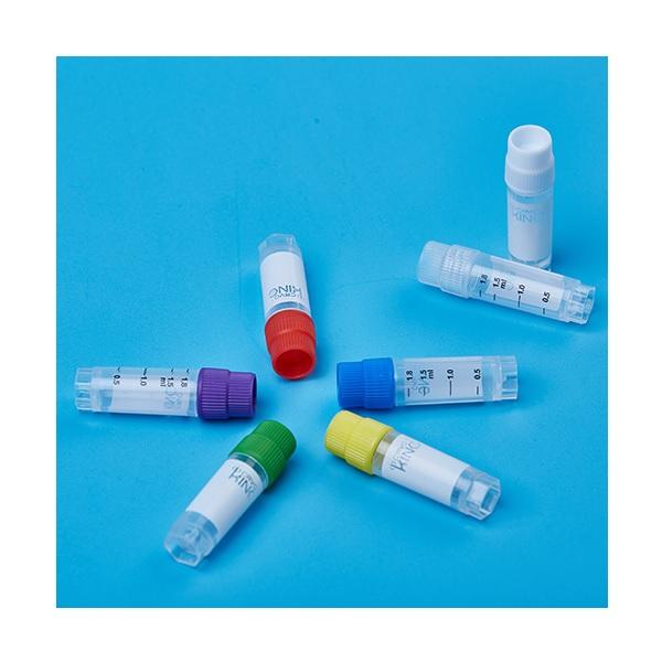 BIOLOGIX™ CryoKING Cryogenic Vials-No Barcodes, Writing Area, Sterile, External, 2.0 ml