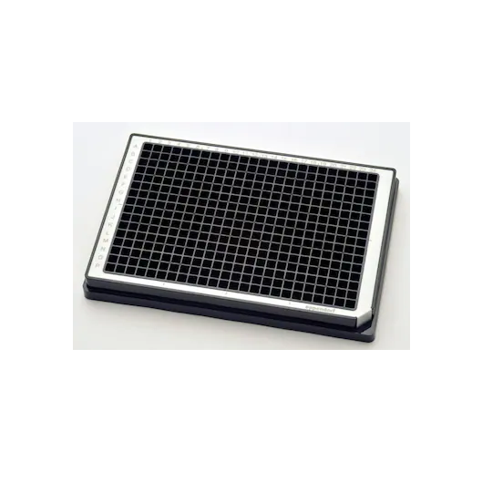 Eppendorf Microplate 384/V, wells black, PCR clean, white, 80 plates (5 bags × 16 plates)