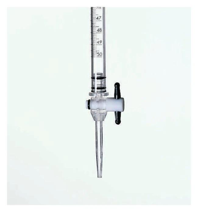 Nalgene™ Acrylic Burets with PMP Tip, TFE Stopcock and Plug, 25 mL, Each