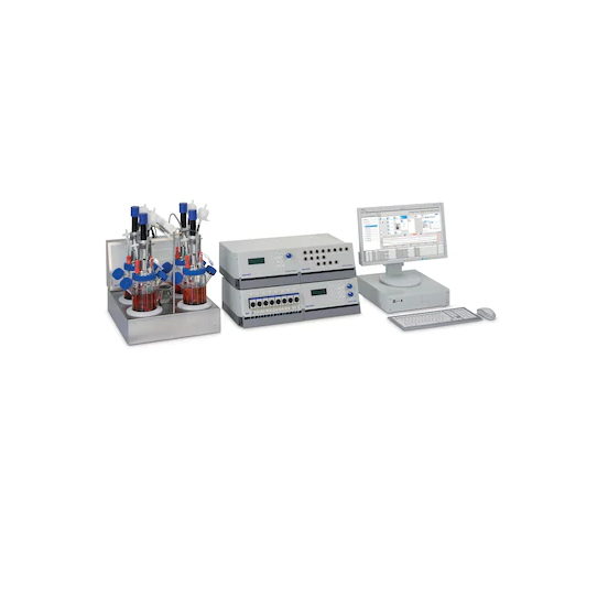 Eppendorf DASGIP® Parallel Bioreactor System, for cell culture, max. 50 sL/h gassing, 12-fold system with DASGIP® Bioblock