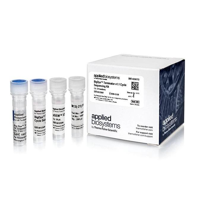 Applied Biosystems™ BigDye™ Terminator v1.1 Cycle Sequencing Kit, 24 Reactions