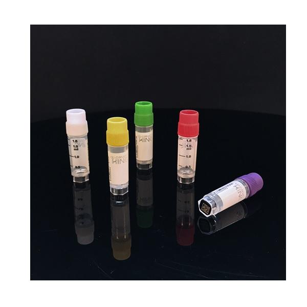 BIOLOGIX™ CryoKING Cryogenic Vials-Multi Barcodes, External, Writing Area, Sterile, 1.5 ml