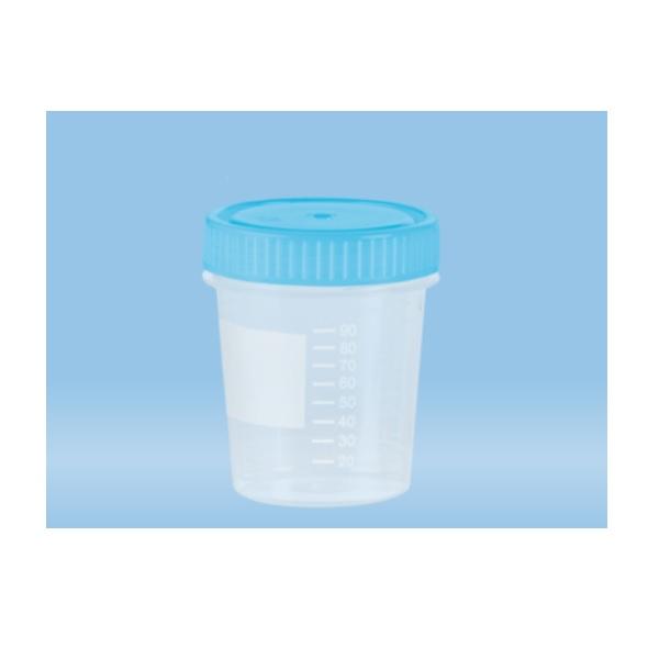 Sarstedt™ Container With Screw Cap VD, (ØxH): 62 x 73 mm, PP, Transparent