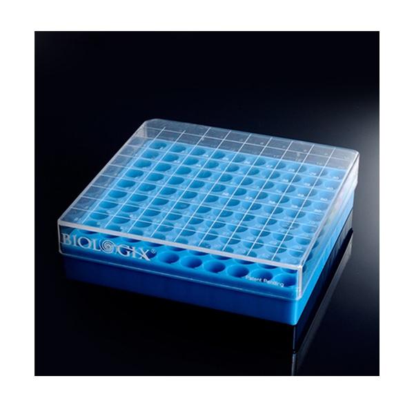 BIOLOGIX™ PC Cryongeic Boxes, Scanned, 100-well, 2 in, 133 x 133 x 52 mm