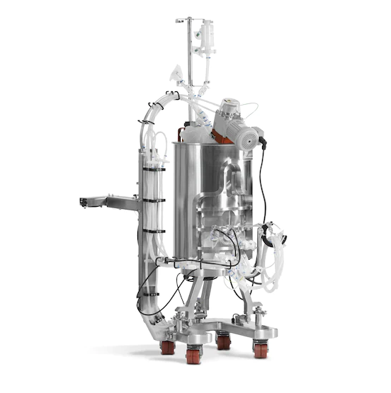 Single-Use Bioreactor (SUB), Thermo Scientific™ HyPerforma™, 5:1, 304 stainless steel, jacketed, with AC motor and load cells, 50 L, no E-Box