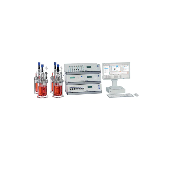 DASGIP® Parallel Bioreactor System, for cell culture, max. 50 sL/h gassing, 8-fold system, benchtop