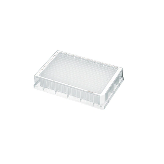 Eppendorf Deepwell Plate 384/200 µL, Protein LoBind®, wells colorless, 200 µL, PCR clean, white, 120 plates (10 bags × 12 plates)