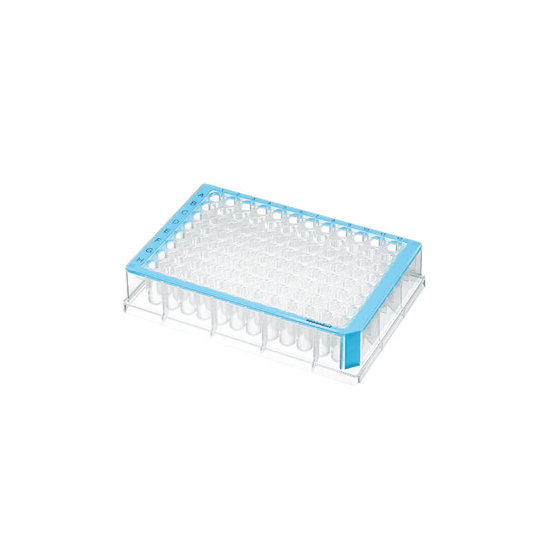 Eppendorf Deepwell Plate 96/500 µL, wells clear, 500 µL, sterile, blue, 40 plates (5 bags × 8 plates)