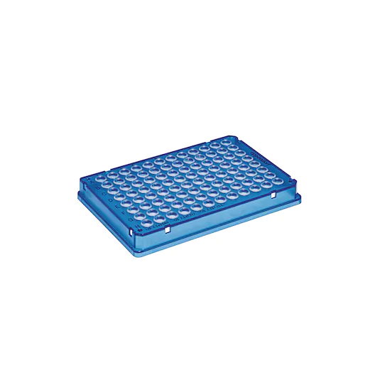 Eppendorf twin.tec® microbiology PCR Plate 96, skirted, 150 µL, PCR clean, blue, 10 plates