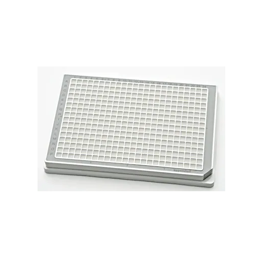 Eppendorf Microplate 384/V, wells white, PCR clean, gray, 80 plates (5 bags × 16 plates)