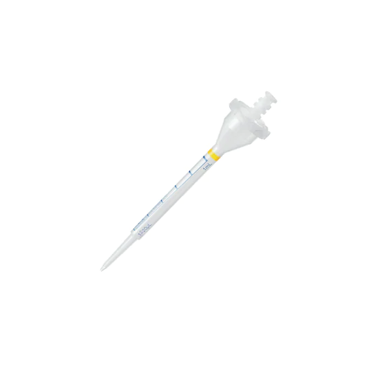 Eppendorf Combitips® advanced, Eppendorf Quality™, 1.0 mL, yellow, colorless tips, 100 pcs. (4 bags × 25 pcs.)