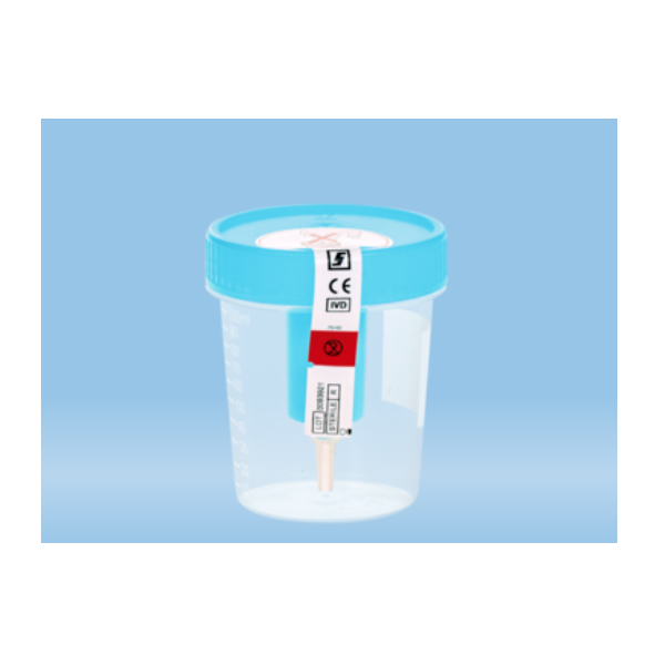 Sarstedt™ Container VD, PP, With Safety Label And Transfer Device, Transparent