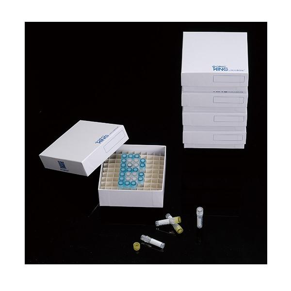 BIOLOGIX™ Premium Cardboard Freezer Boxes, 100-well, White, 3 in