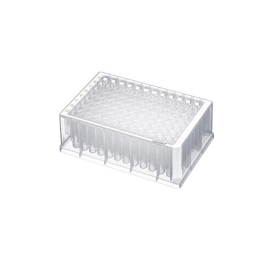 Eppendorf Deepwell Plate 96/1000 µL, wells clear, 1,000 µL, PCR clean, white, 80 plates (10 bags × 8 plates)