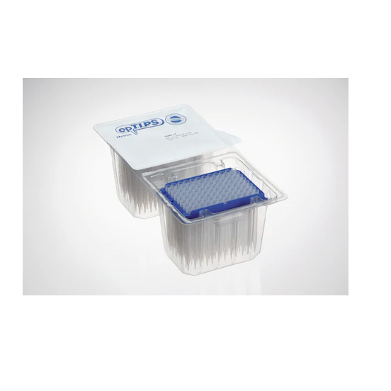 epT.I.P.S.® Motion as Reload System, without filter, Eppendorf Quality™, 1,000 µL, 2,304 tips (24 trays × 96 tips)