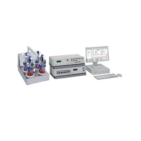 Eppendorf DASGIP® Parallel Bioreactor System, for cell culture, max. 50 sL/h gassing, 16-fold system with DASGIP® Bioblock
